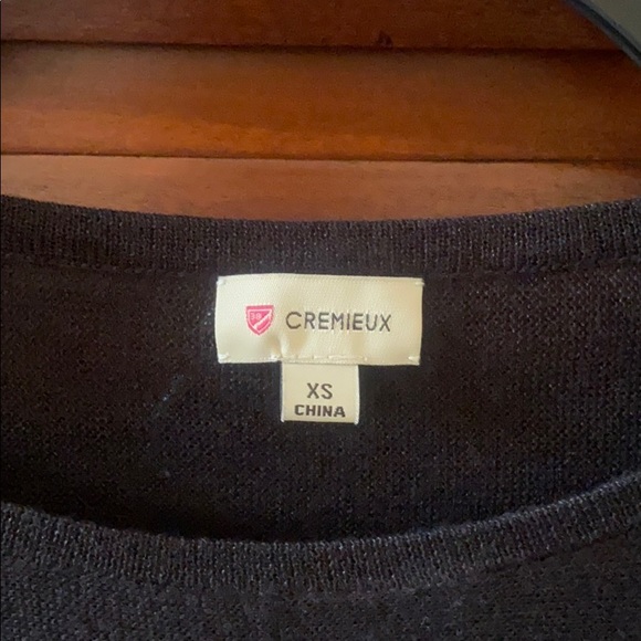 NWT XS Cremieux Knit Top - Picture 2 of 4